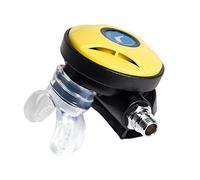 Zxpjkyu Détendeur de Plongée Haut de Gamme avec Contrôle de Respiration Réglable, Jaune