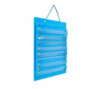 Zxpjkyu Display Rack Porte Mural Disposant Ceintures Médailles Exposer Organiser Feutre Compartiments Transparents Accès Pratique Convenant à Chambre Salle, Array, Bleu Ciel