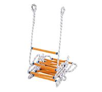 Zxpjkyu Échelle D'Évacuation Multifonction en Nylon Léger Résistante Au Feu Réutilisable pour Fenêtre Balcon Adaptée pour Bureau Hôtel Usage Résidentiel