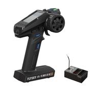 Zxpjkyu Émetteur 2,4 GHz à 11 Canaux pour Voitures et Bateaux Radiocommandés : Appareil de Télécommande Professionnel, Léger, Fonctionnel et Puissant pour Les