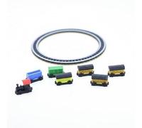Zxpjkyu Ensemble de Jeu de 4 Pièces pour Maison de Poupée, Chariot, Accessoires de Modélisme Ferroviaire, Design Soigné, Idéal pour, 5 pièces