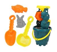 Zxpjkyu Ensemble de Jouets de Plage pour Enfants : Bac à Sable, Seau et Pelle