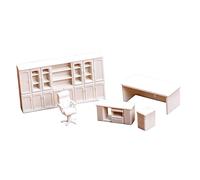 Zxpjkyu Ensemble de Meubles Miniatures En Résine (échelle 1:50) pour La Décoration de Maisons de Poupées et Les Projets de Bricolage.
