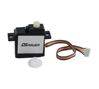 Zxpjkyu Ensemble Servo à Engrenages pour Voiture RC, Accessoire Haute Performance avec Sortie