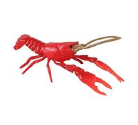 Zxpjkyu Figurine Animale Crabe Modèle Simulation Écrevisse Figures Organisme Décoration Réaliste Table Jouet Adapté pour Apprentissage Collection Présentoir M, Écrevisse