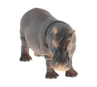 Zxpjkyu Figurine d'animal Jouet Éducatif Enfant Jouet Simulation Jouet Collection Figurine Animaux Plastique Lifelike Convient pour Décoration Maison Présenta, Hippo