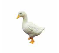 Zxpjkyu Figurine de Poule Éducative Représentation Lifelike Animaux de Ferme Ensemble PVC Robuste Détails Peints Convient pour Apprentissage Cadeau, Canard