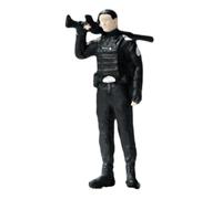 Zxpjkyu Figurine Miniature Peinte à La Main à L'échelle 1/64 Figurine Décorative Réaliste de Policier Ornement Miniature En Résine Figurine En Résine, Style E