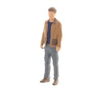 Zxpjkyu Figurine Personnage Accessoire Résine Peint Modèle Ensemble Décor Maison Scène Maquette Adapté Diorama Décoration Salon Exposition Personnelle, Kaki