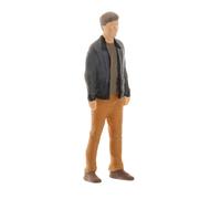 Zxpjkyu Figurine Personnage Accessoire Résine Peint Modèle Ensemble Décor Maison Scène Maquette Adapté Diorama Décoration Salon Exposition Personnelle, Gris
