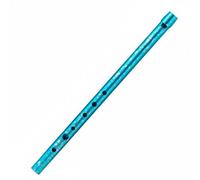 Zxpjkyu Flûte Débutant Flûte à Vent Métal Montage Précis Design Raffiné Timbre Clair Adaptée pour Cours Musique Maison, Bleu À Pois Tonalité C