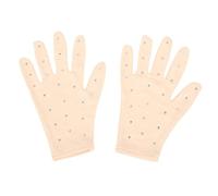 Zxpjkyu Gants de Patinage pour Enfants Gants Costumes Main Couverte Élégance Opaque Accessoires Adaptés pour Représentations Scène Ballets Patinage, Couleur Chair, S 6-8 Ans