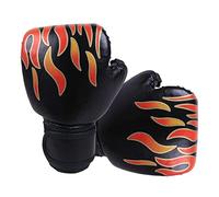 Zxpjkyu Gants pour Hommes et Femmes, équipement de Kickboxing, Le Noir, Enfant