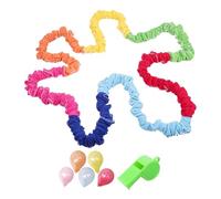 Zxpjkyu Jeu de Cohésion D'équipe pour Enfants, Jeu éducatif, Aire de Jeux, Divertissement, Corde Extensible pour Maternelle, 350 Cm