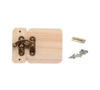 Zxpjkyu Jeu de Plateau Busy Board Activité Sensorielle Serrure Porte Puzzle Bois Naturel Convient pour Éducation Parent-enfant Cadeau Enfant