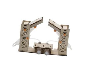 Zxpjkyu Jeu pour Assembler Un Pont Hydraulique. Expérience Scientifique. Stimule L'imagination et La Motricité Fine. Projet éducatif pour Un Enfant.