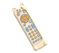 Zxpjkyu Jouet à Distance TV Réaliste pour Tout-petits, Ensemble de Jeu de Simulation de Téléphone à Distance, Jouets pour Bébés à Distance pour Bébés de 1 2 3, Étui blanc et chat