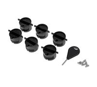 Zxpjkyu Kit de 13 Pièces pour Ailerons de Surf aileron, Vis D’aileron, Bouchon de Leash, Clé Hexagonale Résistante à L’Usure pour Une Installation Rap