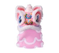 Zxpjkyu Kit de Bricolage pour Coiffe de Danse du Lion, Matériel Créatif pour Chapeau de Danse du Lion, Non Tissé, pour Jouets éducatifs, Fête du Nouvel an, Rose