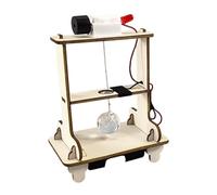 Zxpjkyu Kit de Puzzle En Bois pour Réaliser Une Expérience Scientifique de Fabrication D'alarme Sismique