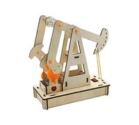Zxpjkyu Kit de Puzzle Scientifique En Bois à Monter Soi-même, Plateforme Pétrolière, Modèle Expérimental, Jouet éducatif STEM pour L'instruction à
