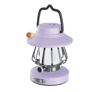 Zxpjkyu Lanterne D'extérieur LED, Lampe de Camping, Lampe Suspendue Portable USB à Intensité Variable, Légère et Multifonctionnelle, violet