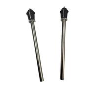 Zxpjkyu Lot de 2 Pieds de Support pour Kit de Batterie, Pieds Droits, Pieds Robustes