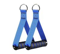 Zxpjkyu Lot de 2 Poignées d'exercice, Poignées de Bande de Résistance, Attaches de Poignée de Gym, Poignées en D pour Système de Poulie, Bureau, Maison, T