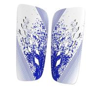 Zxpjkyu Lot de 2 Protège-Tibias de Football, Protections D'entraînement, équipement de Protection pour Le Football, Protège-Tibias pour Les Ouvriers du, Bleu