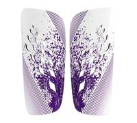 Zxpjkyu Lot de 2 Protège-Tibias de Football, Protections D'entraînement, équipement de Protection pour Le Football, Protège-Tibias pour Les Ouvriers du, Violet