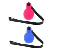 Zxpjkyu Lot de 2 Sifflets à Main, Sifflets de Survie en Extérieur avec Cordon, Sifflets D'entraînement, Sifflets Sportifs pour La Maison, L'école et L, Rose Rouge Bleu Royal