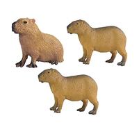 Zxpjkyu Lot de 3 Figurines de Capybara pour La Décoration de Gâteaux, La Maison, Le Bureau, La Chambre Ou La Table.