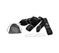 Zxpjkyu Lot de 4 Lignes de pour Sable (8 M et 16 M) - Accessoires de Marquage pour Terrain D'entraînement et Pelouse, Noir