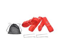 Zxpjkyu Lot de 4 Lignes de pour Sable (8 M et 16 M) - Accessoires de Marquage pour Terrain D'entraînement et Pelouse, Rouge