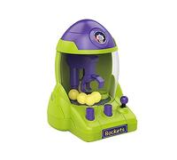 Zxpjkyu Machine à Griffe Mini Jouet Vending Machine Distributeur de Bonbons Structure Solide Fonction Musique Adaptée à La Fête et à, Violet Fusée