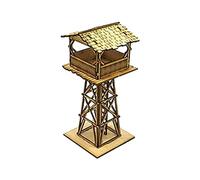 Zxpjkyu Maquette Bâtiment Modèle Tour de Guet Bois Jeu Éducatif Kit Miniature Bricolage Adapté aux Amateurs Collection Cadeaux Exposition Décoration