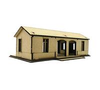 Zxpjkyu Maquette Maison Européenne Puzzle Construction Bois Miniature Jouet Créatif Assemblage DIY pour Adultes Enfants Convient Collection Cadeau Décoration