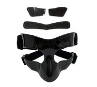 Zxpjkyu Masque de Basketball, Couvre-Nez, Masque de Softball Féminin, Protection pour Nez Cassé, Masque de Protection pour Le Sport, 14cmx9cm