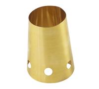 Zxpjkyu Mini Brûleur à Alcool avec Pare-Vent, Accessoires Expérimentaux, écran Anti-Vent Portable pour l'enseignement en Extérieur, en Milieu Scolaire et, Doré, Moyen