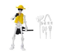 Zxpjkyu Mini Squelette Articulé Figurine Décorative Horreur Halloween Jouet Articulations Mobiles Création DIY Adapté Bureau Collection Cadeaux, Style D