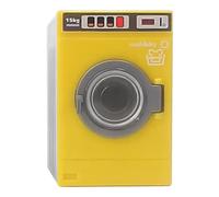 Zxpjkyu Miniature Lave-Linge Dollhouse Machine à Laver Modèle Accessoire Meuble Électroménager Simulation Robuste Adapté pour Enfants Passionnés Décoration Ma, Jaune