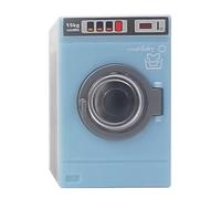 Zxpjkyu Miniature Lave-Linge Dollhouse Machine à Laver Modèle Accessoire Meuble Électroménager Simulation Robuste Adapté pour Enfants Passionnés Décoration Ma, Bleu