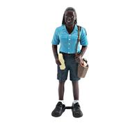 Zxpjkyu Modèle de Personnes Peint à La Main, Décoration Artisanale Réaliste, Accessoires de Film de Jardin Féerique, Scènes Miniatures, Facteur