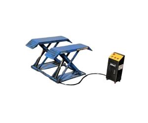 Zxpjkyu Modèle Réduit de Pont élévateur pour Voiture, Plateforme élévatrice Miniature, Objet de Décoration pour Garage, Fabriqué en Polypropylène (PP) avec Un, Style Rustique Bleu