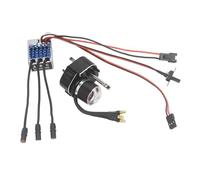Zxpjkyu Moteur Sans Balais, Boîte de, Variateur de, Variateur électrique Combiné, Voiture Radiocommandée à L'échelle 1:12, Installation F, Black T