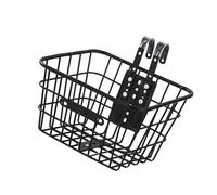 Zxpjkyu Panier de Vélo pour Enfants Panier Avant Corbeille de Bicyclette Accessoire Universel Rangement pour Tricycle en Métal Robuste Adapté pour Garçons et, L Hook Mount