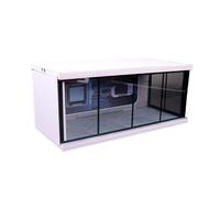 Zxpjkyu Parking Lot Vitrine Garage Voiture Miniature Présentoir Collectible avec Eclairage Led et Couvercle Transparent Adaptée pour Collection Décoration Bur, technologie automobile