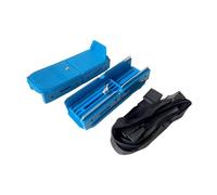 Zxpjkyu Patins à Glace pour Tout-Petits, Patins Bob Réglables avec Attaches, Bleu