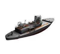 Zxpjkyu Patrouilleur 3D Puzzle Papier Modèle Bateau Artisanat Jeu Construction Assemblage Original Fonction Entraînement Habileté Adapté pour Familles