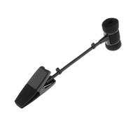 Zxpjkyu Pied de Micro, Pince pour Micro, Support pour Manche D'instrument, Bonnette Anti-vent, Matériau Métallique, Convient pour Saxophone, Erhu, Groupes, Clip pour Saxophone